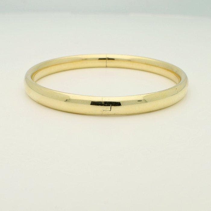 Armband - 14 karaat Geel goud - Bangle, Handtassen en Accessoires, Armbanden