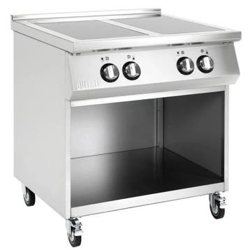 Inductiefornuis | 4 Kookpunten | 14kW (400V) | Open, Verzenden, Nieuw in verpakking