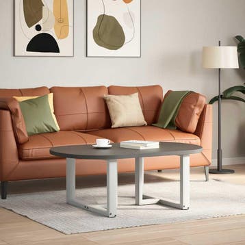 vidaXL Salontafelpoten 2 st T-vormig 60x25x(42-43) cm staal, Verzenden, Nieuw