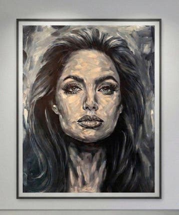 Nguyn V.L (1993) - Angelina Jolie 80 60 cm - No Reserve