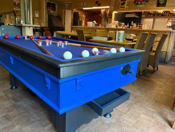 Golfbiljart/topbiljart//stoppenbiljart/tapbiljart/biljart, Sport en Fitness, Ophalen of Verzenden, Zo goed als nieuw, Biljarttafel