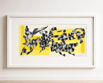 Wxyz (1980) - Letter Study- (Silk Screen / Limited Edition -