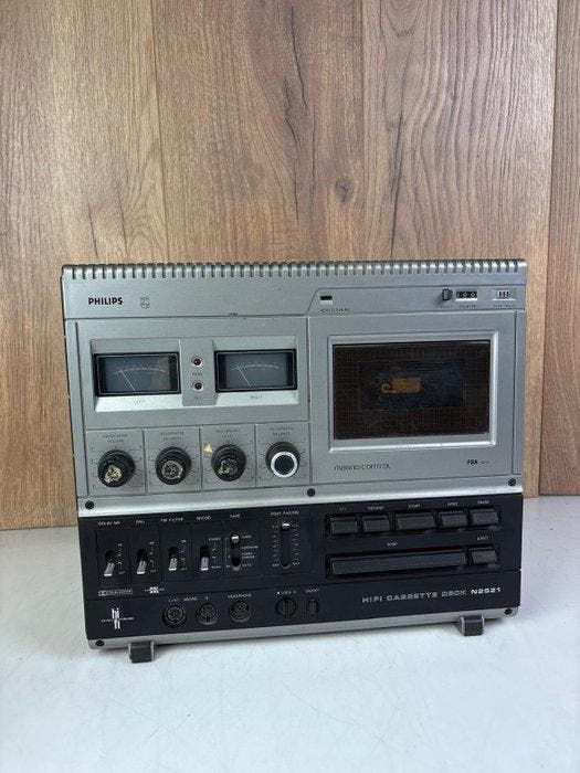 Philips - N2521 Audiocassette deck, Audio, Tv en Foto, Radio's