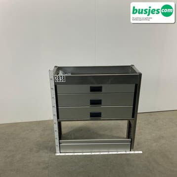 Aluca bedrijfswageninrichting 885x320x955mm (2838), Verzenden