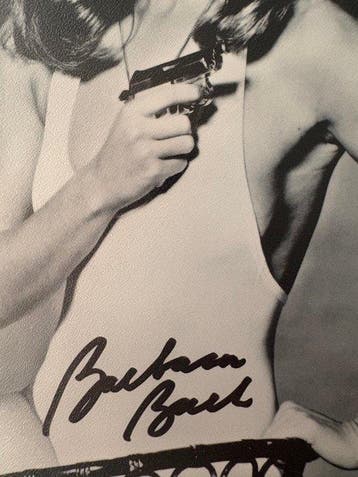 Barbara Bach as Anya Amasova - Agent Tripple X handsigned