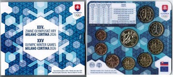 Coffrets Brillant Universel Slovaquie Slowakei Mintset 20..., Postzegels en Munten, Munten | Europa | Euromunten, Verzenden, België