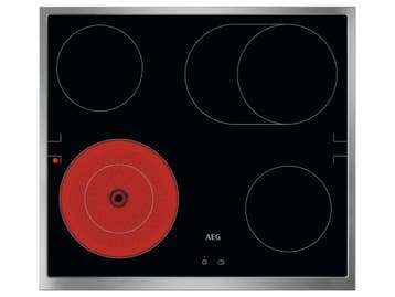 AEG TA64RA06XB - Keramische kookplaat - 4 zones - Zwart, Verzenden, Zo goed als nieuw