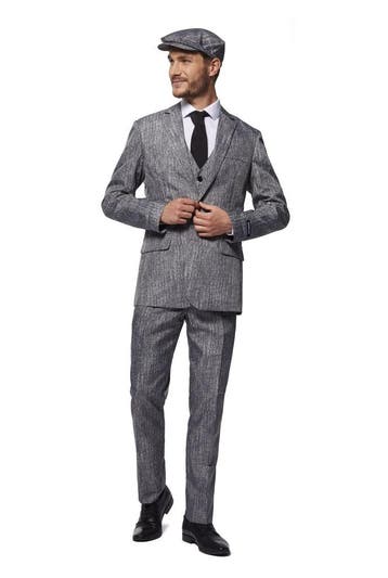 Grijs Pak Jaren 20, Kleding | Heren, Verzenden, Nieuw
