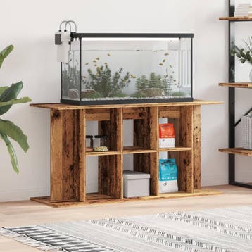 vidaXL Aquariumstandaard 120x40x60 cm bewerkt hout oud, Dieren en Toebehoren, Verzenden, Nieuw