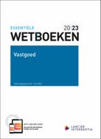 Wetboek Vastgoed - 2023 / Essentiële Wetboeken 9789400016828, Verzenden, Zo goed als nieuw, Dagmare Lockefeer