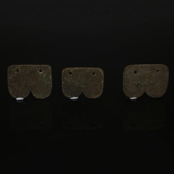 Oud-Romeins Brons Lorica squamata (3 stuks), Ex MUSEUM, Verzamelen
