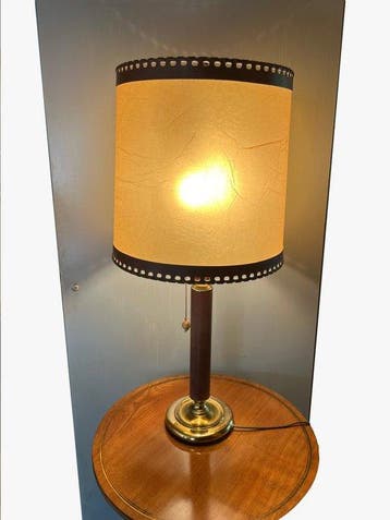 Lampe de table - Lampe de table de style mid-century, pied
