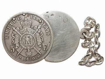 Frankrijk. Éloi Pernet – Accessoire de poche en 5 Francs, Postzegels en Munten