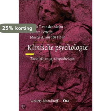 Klinische psychologie 9789001596330, Verzenden, Gelezen