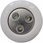 Onderwaterverlichting Boot 3 LED Blauw 10-30 Vdc 92mm, Ophalen of Verzenden