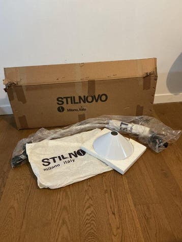 Stilnovo - Tafellamp - klemlamp - Metaal, Antiek en Kunst
