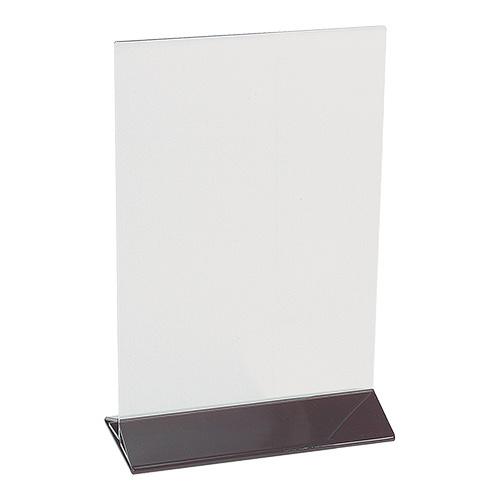 Menu standaard transparant plexiglas A5 15x21(h)cm EMGA, Articles professionnels, Horeca | Équipement de cuisine, Envoi
