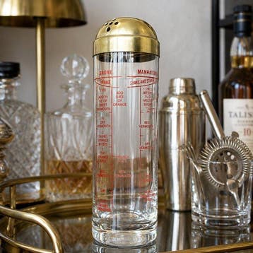 Cocktailshaker - Glas, Antiek en Kunst