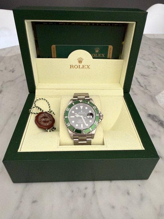 Rolex - Submariner - 16610LV - Heren - 2008, Bijoux, Sacs & Beauté, Montres | Hommes