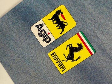 Ferrari - Manifesto originale Prost su Ferrari 641 (F1-90).