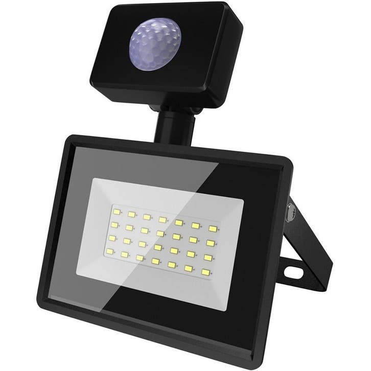 LED Bouwlamp & Wandlamp met Sensor - Waterdicht IP65, Koud W, Tuin en Terras, Buitenverlichting, Nieuw, Verzenden