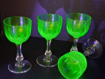Val Saint Lambert - Service de boisson (4) - Cristal -, Antiquités & Art, Antiquités | Verre & Cristal