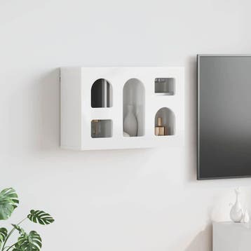 vidaXL Hangkast ELST Hoogglans Wit 60 x 20 x 40 cm Bewerkt, Verzenden