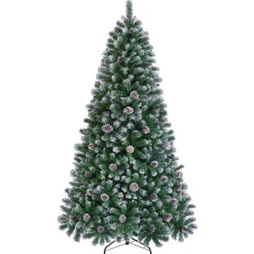 2dekans | Yaheetech Kunstkerstboom Besneeuwd – 183 cm –, Ophalen of Verzenden, Nieuw