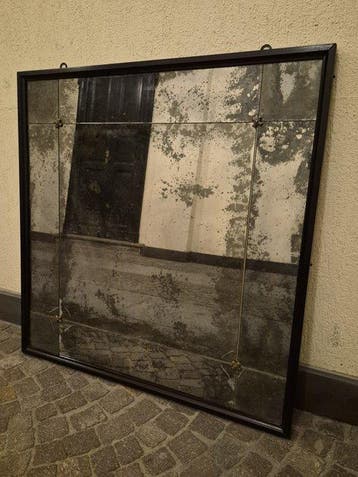 Wandspiegel - eboniseerd hout