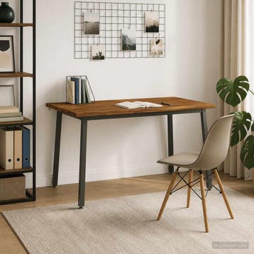 vidaXL 140 x 70 x 75 cm Massief Acacia Hout Natuurlijk en, Verzenden