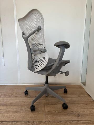 100x Refurbished Herman Miller Mirra Alpine - Incl. Garantie, Verzenden, Wit, Zo goed als nieuw, Bureaustoel