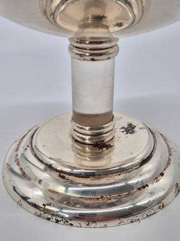 Schotel - Silberschale – Dekorative Fußschale – Metall