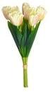 Tulpen Creme Pink Zijden Bundel 7 bloemen, Nieuw
