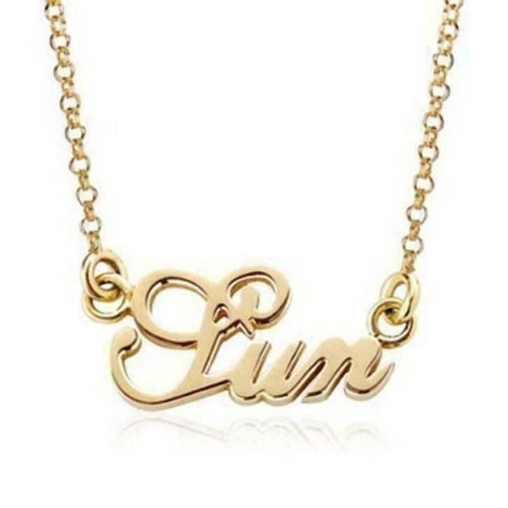 Naamketting goud al vanaf €31,95, Handtassen en Accessoires, Kettingen, Goud, Nieuw, Met hanger, Goud, Ophalen of Verzenden