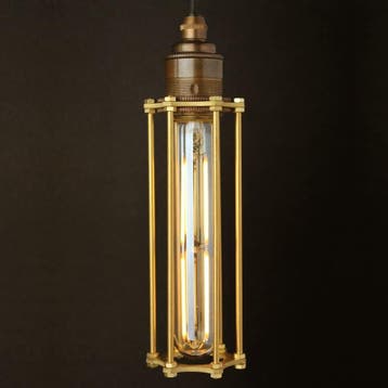Hexagon Single met plafondkap Hanglamp, Verzenden, Nieuw