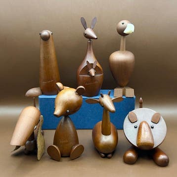 Senshukai - Figuur - Wooden Animals. Royal Pet, Deer,