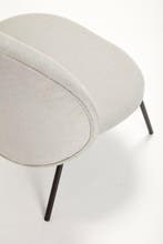Hübsch - Stoel - Gather Lounge Chair - Grey - IJzer,
