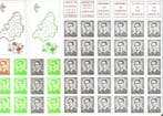 België 1969 - Boekje 1 tem 18, Postzegels en Munten, Gestempeld