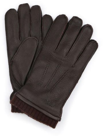 Suitable Handschoen Leer Bruin maat 9.5 Heren, Verzenden