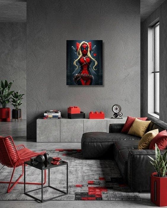 Makayhos - [Canvas] Lady Deadpool – Chaos Protocol, Kinderen en Baby's, Speelgoed | Duplo en Lego
