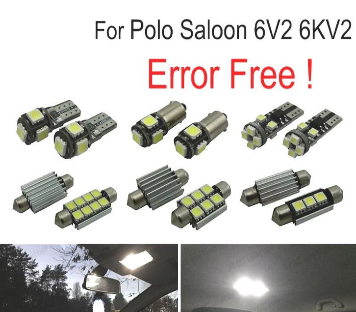 Kit 11 Ampoules Led Intérieur Pour Volkswagen Vw Polo Classi, Autos : Pièces & Accessoires, Éclairage, Envoi
