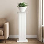 vidaXL Plantenstand Wit 30,5 x 30 x 80,5 cm Bewerkt hout, Tuin en Terras, Verzenden, Nieuw