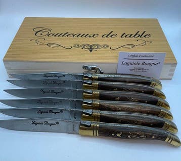 Laguiole - Bougna - Tafelmessenset - Rozenhouten Laguiole