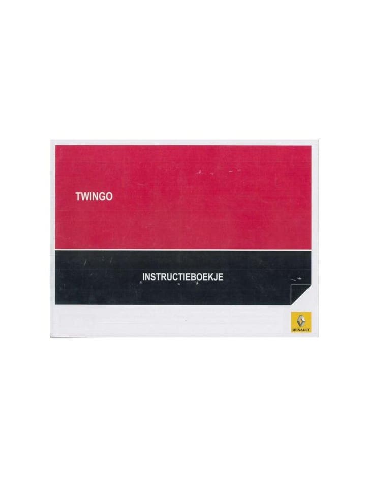 2008 RENAULT TWINGO INSTRUCTIEBOEKJE NEDERLANDS, Autos : Divers, Modes d'emploi & Notices d'utilisation