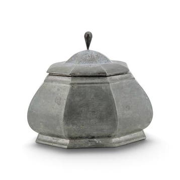 Doos - Octogonaal (ca. 18e eeuw) - Peltre - de Tabaco