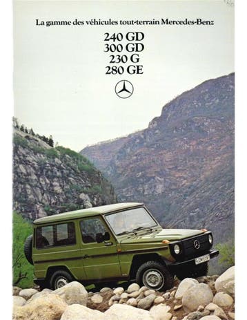 1979 MERCEDES BENZ G KLASSE BROCHURE FRANS, Nieuw