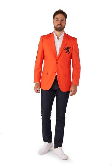 Oranje Holland Blazer Heren OppoSuits, Verzenden, Nieuw