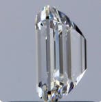 1 pcs Diamant (Naturelle) - 0.70 ct - Émeraude - I - VS1 -
