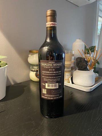 2018 Château Troplong Mondot - Bordeaux, Saint-Émilion 1er, Verzamelen, Wijnen, Nieuw