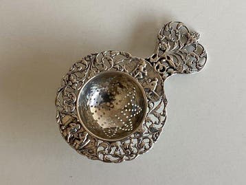 Theezeef (2) - .835 zilver - Antieke Oud Hollands